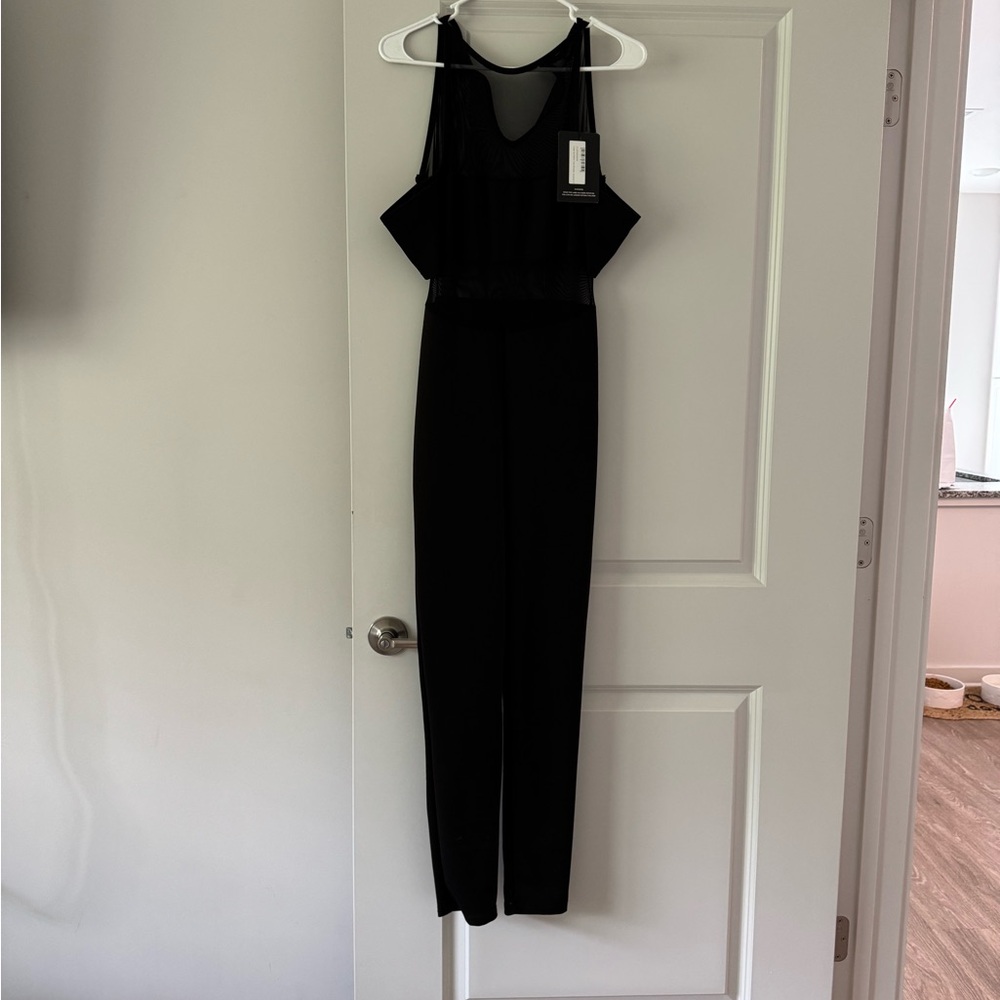 PrettyLittleThing Black Jumpsuit